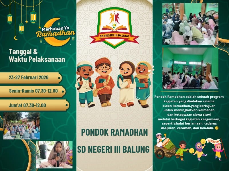 PONDOK RAMADHAN SD NEGERI III BALUNG